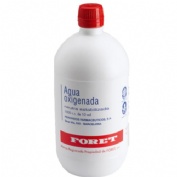 AGUA OXIGENADA FORET 3 %  solución cutánea y concentrado para solución bucal  , 1 frasco de 1.000 ml