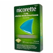 NICORETTE 2 mg CHICLES MEDICAMENTOSOS, 30 chicles