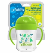 Dr. Brown´s Natural Flow Taza de transición de Boca Suave + 6 m (180 ml)