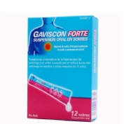 GAVISCON FORTE SUSPENSION ORAL EN SOBRES , 12 sobres