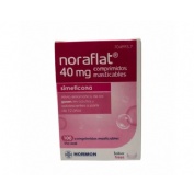 SIMETICONA NORMON 40 MG COMPRIMIDOS MASTICABLES , 100 comprimidos
