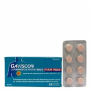 GAVISCON COMPRIMIDOS MASTICABLES SABOR FRESA , 48 comprimidos