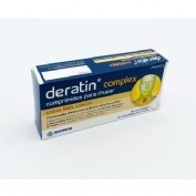DERATIN COMPLEX COMPRIMIDOS PARA CHUPAR SABOR MIEL-LIMON , 30 comprimidos (Blister aluminio/PVC)
