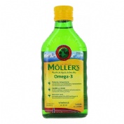 Möller´s Aceite de Hígado de Bacalao sabor limón (250 ml)