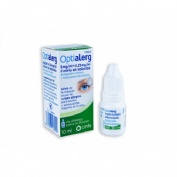 OPTIALERG 5 MG/ML + 0,25 MG/ML COLIRIO EN SOLUCION, 1 frasco de 10 ml
