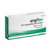 ANGIFEN 8,75 MG PASTILLAS PARA CHUPAR SABOR MENTA 16 pastillas