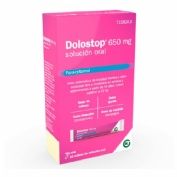 DOLOSTOP 650 MG SOLUCION ORAL, 10 sobres