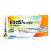 BACTIL FORTE FLAS 20 MG LIOFILIZADOS ORALES, 10 liofilizados orales