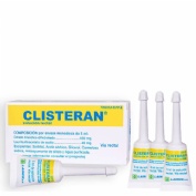 CLISTERAN 450 MG/45MG SOLUCION RECTAL , 4 enemas de 5 ml