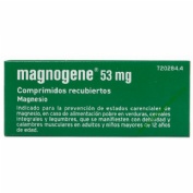 MAGNOGENE 53 mg COMPRIMIDOS RECUBIERTOS, 45 comprimidos