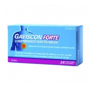 GAVISCON FORTE COMPRIMIDOS MASTICABLES,24 comprimidos