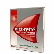 NICORETTE CLEAR 10 MG/16 HORAS PARCHES TRANSDERMICOS 14 parches (Bolsa multilaminada en papel/lámina
