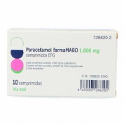 PARACETAMOL FARMAMABO 1000 MG COMPRIMIDOS EFG 10 comprimidos