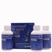 NORMOPIL 50 MG/ML SOLUCION CUTANEA,3 frascos de 90 ml (270 ml)