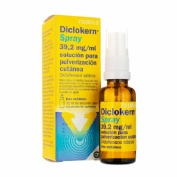 DICLOKERN SPRAY 39,2 MG/ML SOLUCION PARA PULVERIZACION CUTANEA, 1 frasco de 30 ml (150 pulverizacion