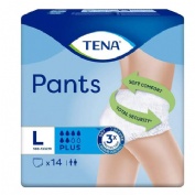 Tena Pants Plus Ropa interior absorbente unisex - Talla L (14 ud)