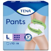 Tena Pants Maxi Ropa interior absorbente unisex - Talla L (10 ud)