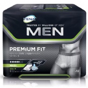 TENA Men Premium Fit Protective Underwear Calzoncillo Talla M (12 ud)
