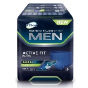 Absorbente incontinencia orina dia anatomico tena men pants active fit 8 unidades talla mediana - te