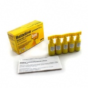 BETADINE UNIDOSIS 500 MG SOLUCIÓN CUTÁNEA EN ENVASE UNIDOSIS , 10 envases unidosis de 5 ml