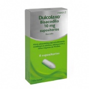 DULCOLAX BISACODILO 10 MG SUPOSITORIOS, 6 supositorios