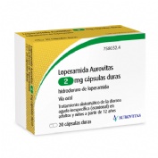 LOPERAMIDA AUROVITAS 2 MG CAPSULAS DURAS, 20 cápsulas
