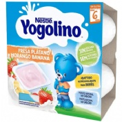 Nestle yogolino fresa platano  4 envases 100 g
