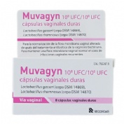 MUVAGYN 10E8 UFC/10E8 UFC CAPSULAS VAGINALES DURAS, 8 cápsulas