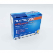 NORMOGRIP ANTITUSIVO JUNIOR GRANULADO PARA SOLUCION ORAL, 10 sobres