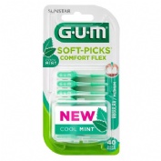 GUM Soft-picks Comfort flex Mint 40 unidades