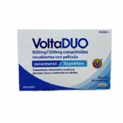 VOLTADUO 500 MG/200 MG COMPRIMIDOS RECUBIERTOS CON PELICULA, 10 comprimidos