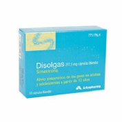 DISOLGAS 257,5 mg CAPSULAS BLANDAS., 30 cápsulas