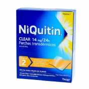 NIQUITIN CLEAR 14 MG/24 HORAS PARCHE TRANSDERMICO 14 parches transdermicos