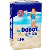 Pañal infantil - dodot splashers (talla 5 12-15 kg 10 unidades)