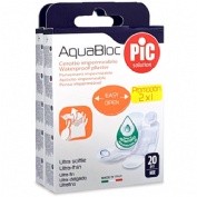 Pic aquabloc con bactericida - aposito adhesivo (surtido 20 u)