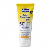 Chicco baby moments 0+ mineral sun cream 50+