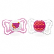 Chicco Chupete Silicona Ortodóntico Physio Light 16 - 36 meses Rosa (2 unidades)