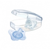 Chicco Chupete Silicona Ortodóntico Physio Minisoft 0 - 2 meses Azul (2 unidades)