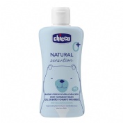 Chicco Gel de baño y champú sin lágrimas Natural Sensation