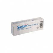 SARIDON 250 mg/150 mg/50 mg COMPRIMIDOS , 20 comprimidos