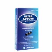 ULTRA ADSORB 200 mg CAPSULAS DURAS, 30 cápsulas