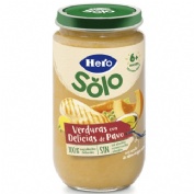 Hero baby verduritas con delicias de pavo (1 tarro 235 g)