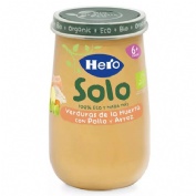 Hero baby solo verduras con pollo y arroz (1 envase 190 g)