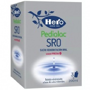 Hero pedialac suero rehidratacion oral (1 envase 3200 ml sabor fresa)