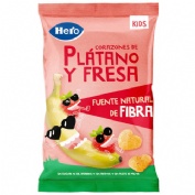 Hero kids corazones de platano y fresa (1 bolsa 30 g)