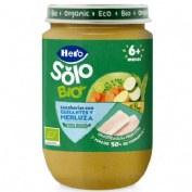 Hero solo zanahorias guisantes y merluza (1 tarro 190 g)