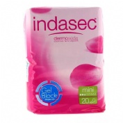 Indasec Mini Compresa para pérdidas leves (20 ud)