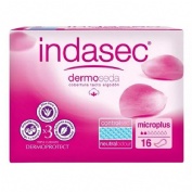Compresa perdidas leves indasec discreet microplus 16 unidades - indasec discreet