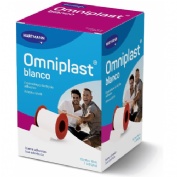 Esparadrapo hipoalergico omniplast tejido resistente 1 unidad 10 m x 10 cm color blanco - omniplast 