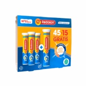 Redoxon Extra Defensas Vit. D, C y Zinc 45+15 Comprimidos efervescentes